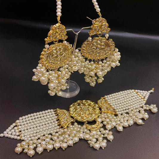 Thappa Kundan Choker Set - Traditional Elegance with Timeless Craftsmanship | Naseem Fashion Hub