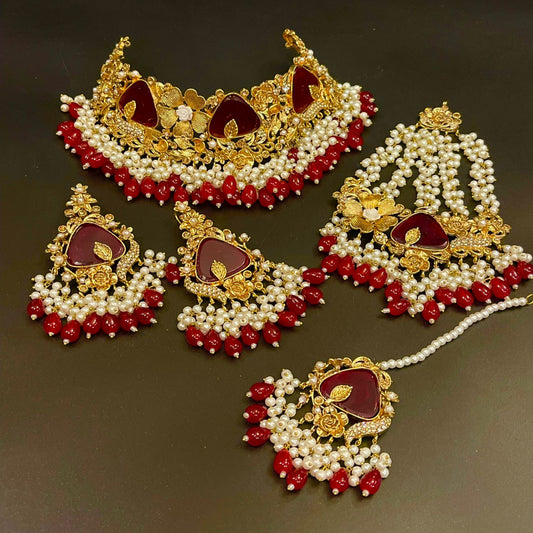 Bridal Collar Set - Regal & Radiant Elegance | Naseem Fashion Hub