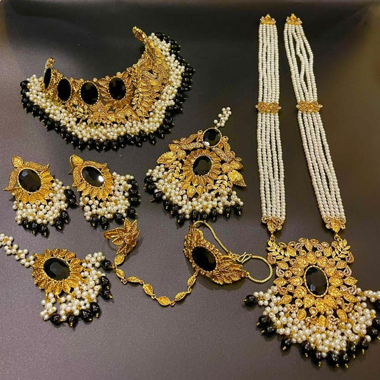 Gold-Plated Bridal Set – Naseem Fashion Hub