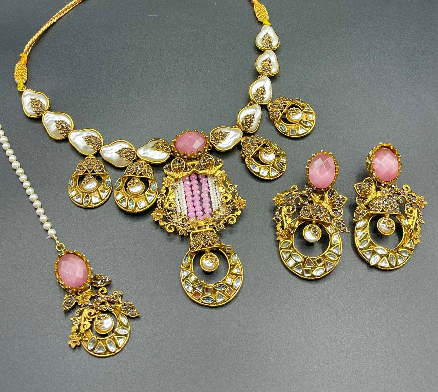 Turkish Necklace with Kundan Detailing | Naseem Fashion Hub