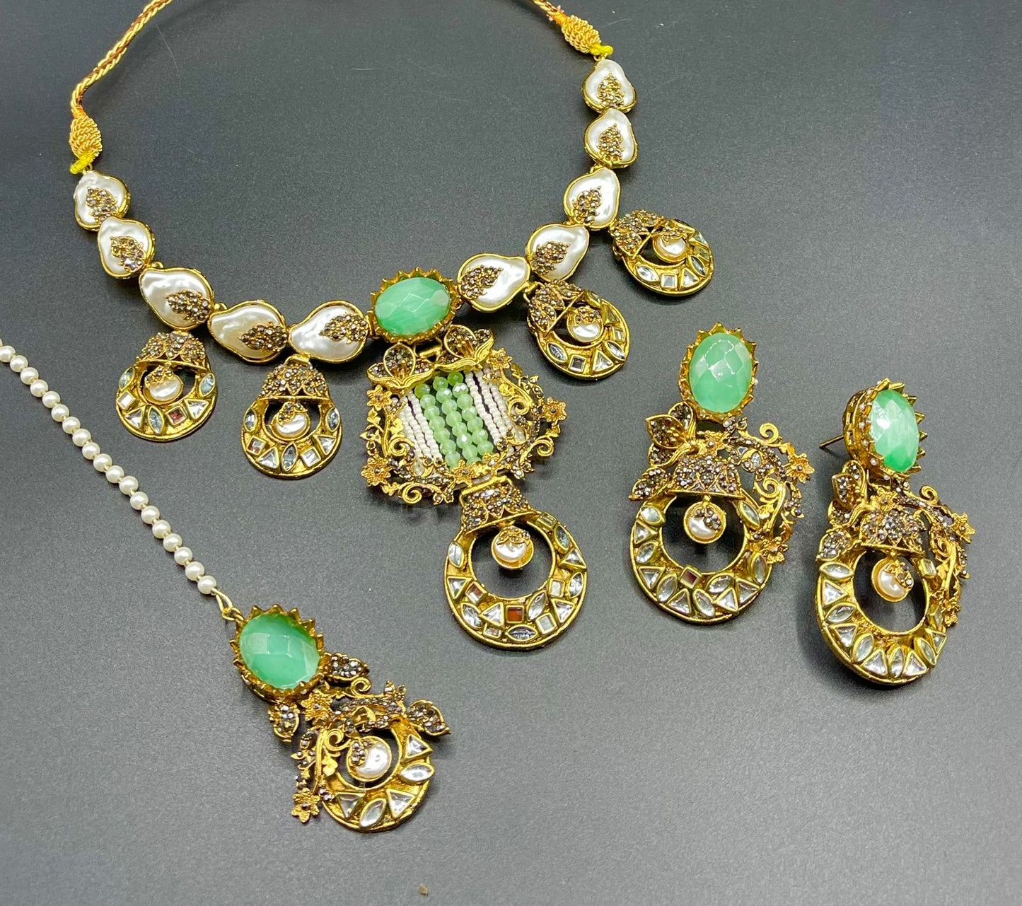 Turkish Necklace with Kundan Detailing | Naseem Fashion Hub