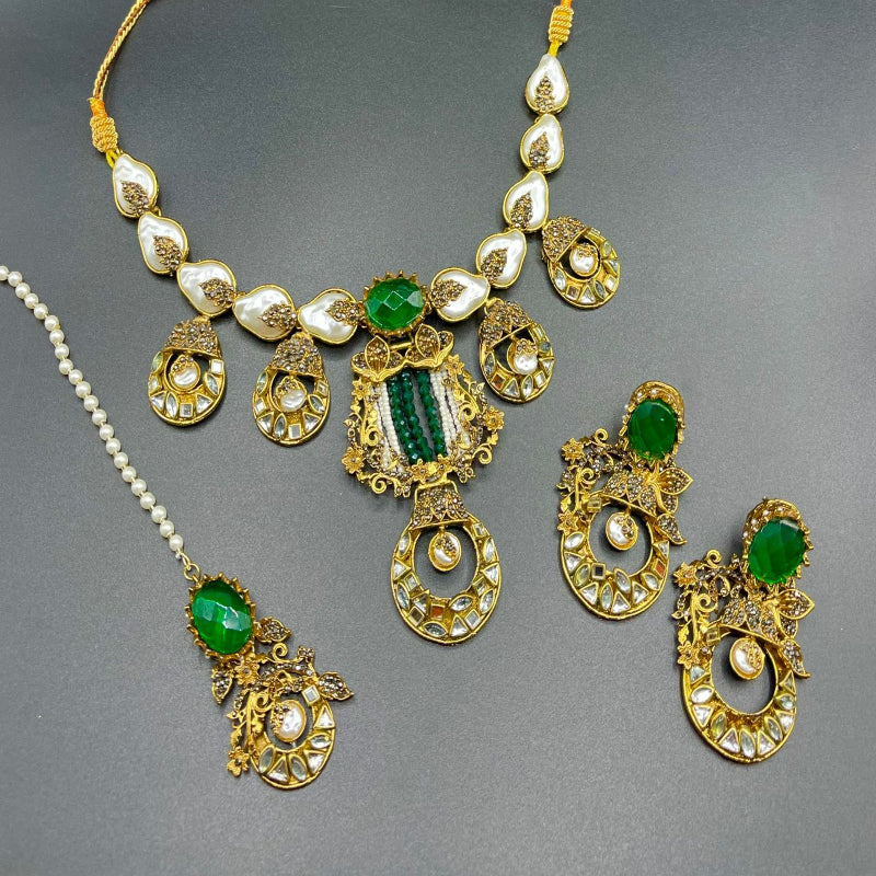 Turkish Necklace with Kundan Detailing | Naseem Fashion Hub