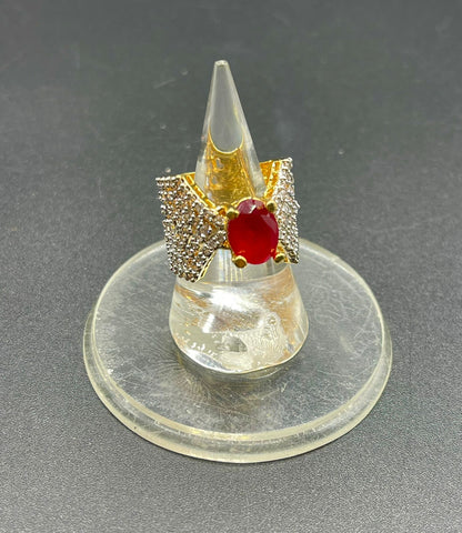 Zircon Gold-Plated Ring | Naseem Fashion Hub