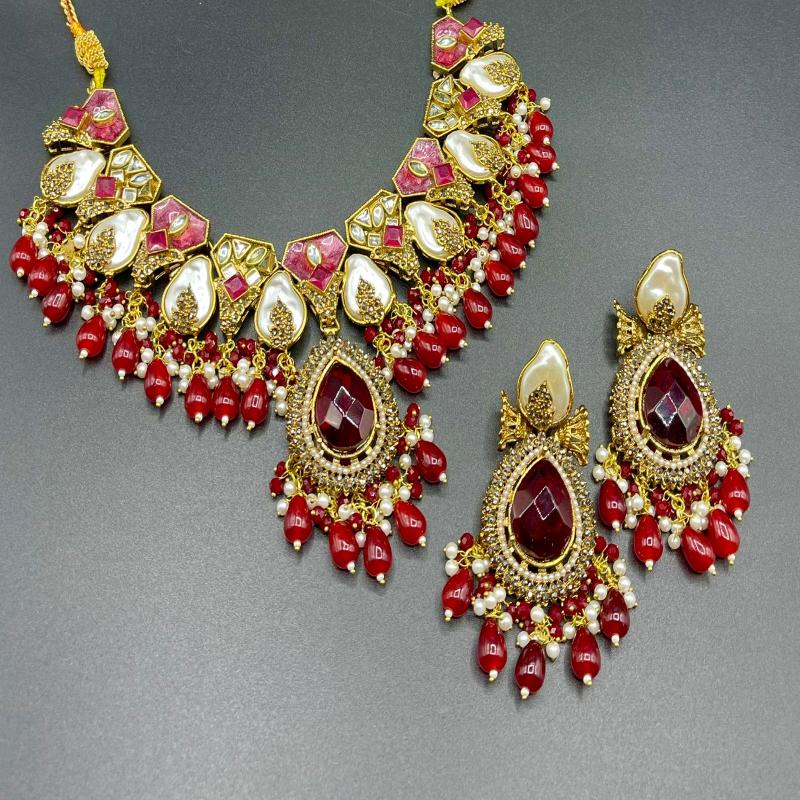 Royal Turkish Necklace Set with Earrings | Naseem Fashion Hub