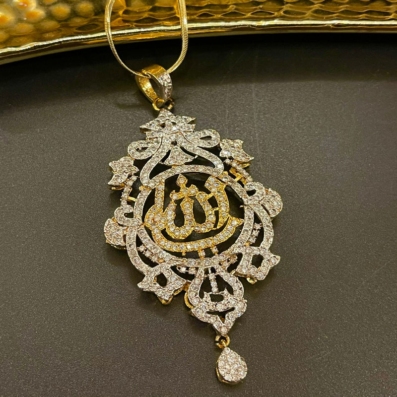 Artistic Calligraphy Pendant - Symbol of Elegance | Naseem Fashion Hub