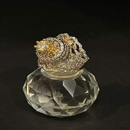 RP Zircon Gold-Plated Ring – Timeless Elegance | Naseem Fashion Hub